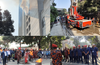Fire Drill at IDB Bhaban Complex (January 2025)